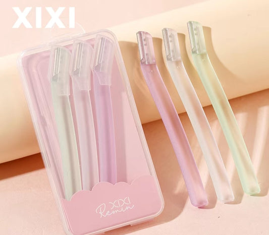 Elegant brow shaping razor