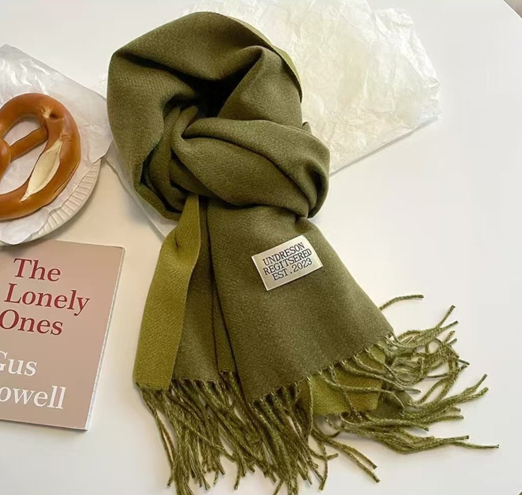 Dual Color Shawl (Green Shades)