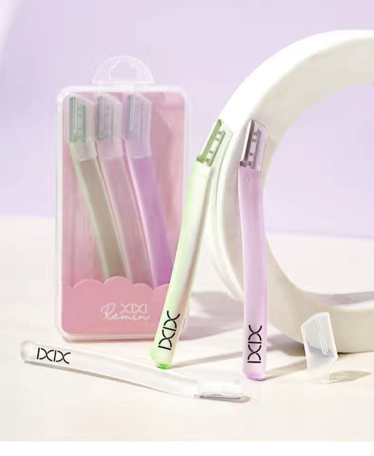 Elegant brow shaping razor