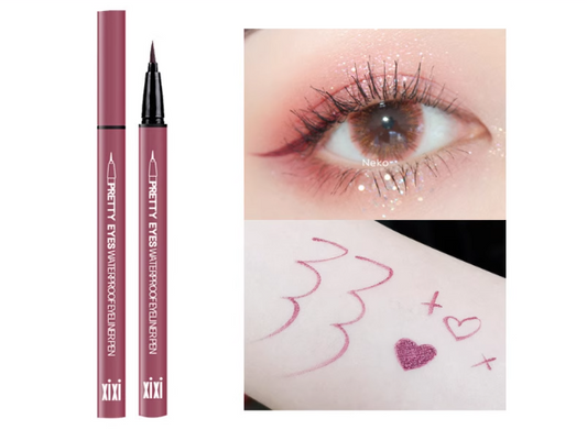 XiXi Pretty Eyes Waterproof Eyeliner (102 # Rose Purple)