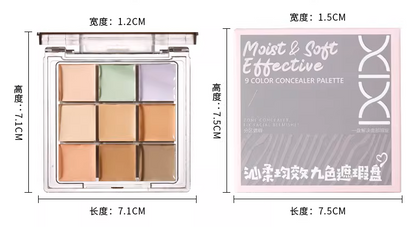 9 Color Concealer Palette (1# Commuting Partner)