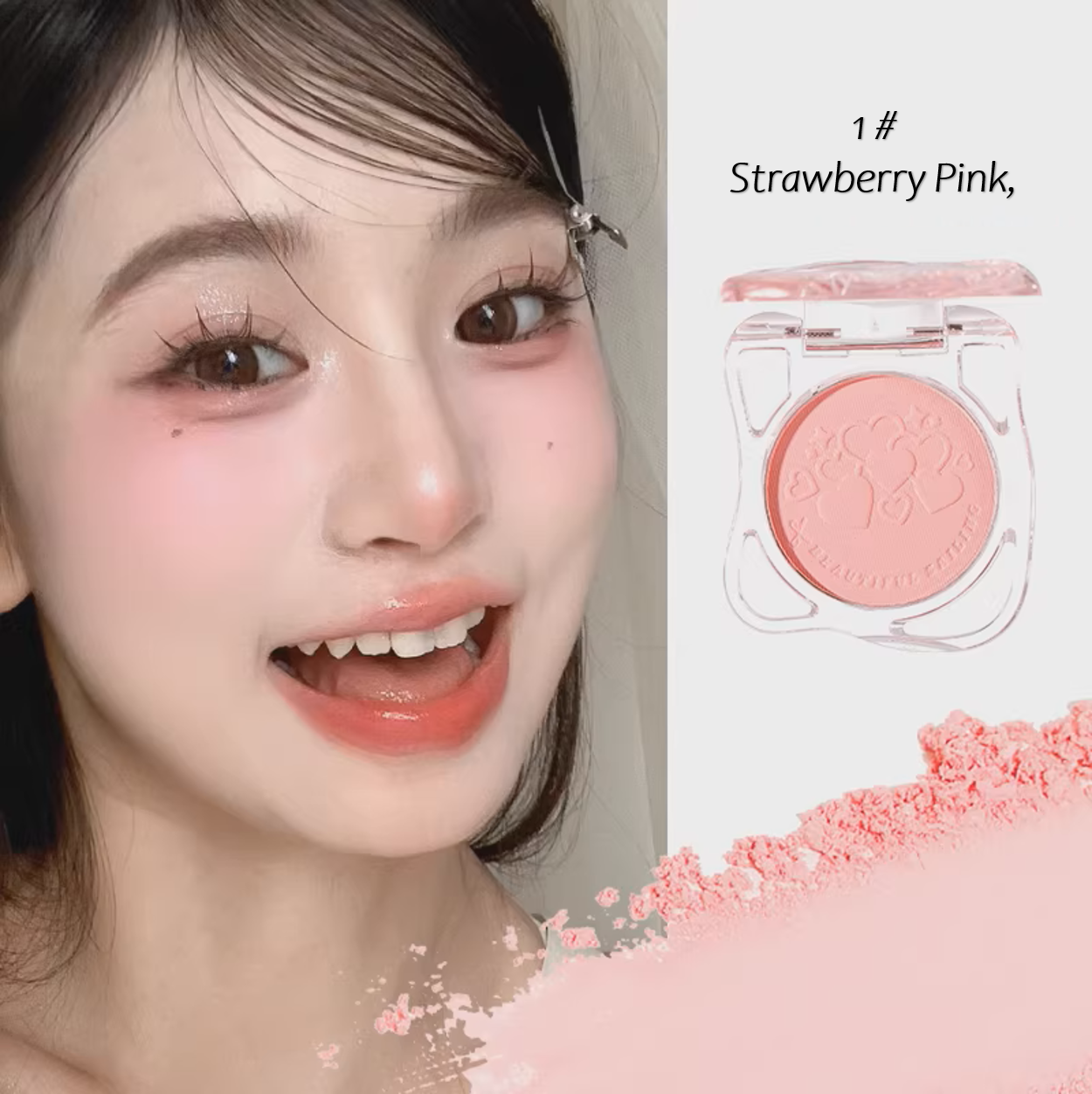 Powder Blush (#1 Strawberry Pink)