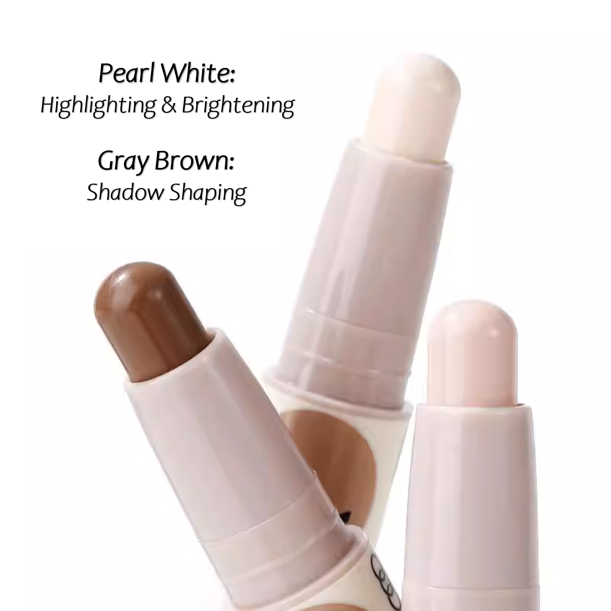 Contour Balm (Pearl White + Gray Brown)