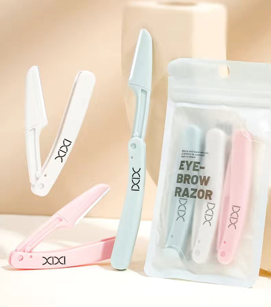 Foldable Eyebrow Razor set