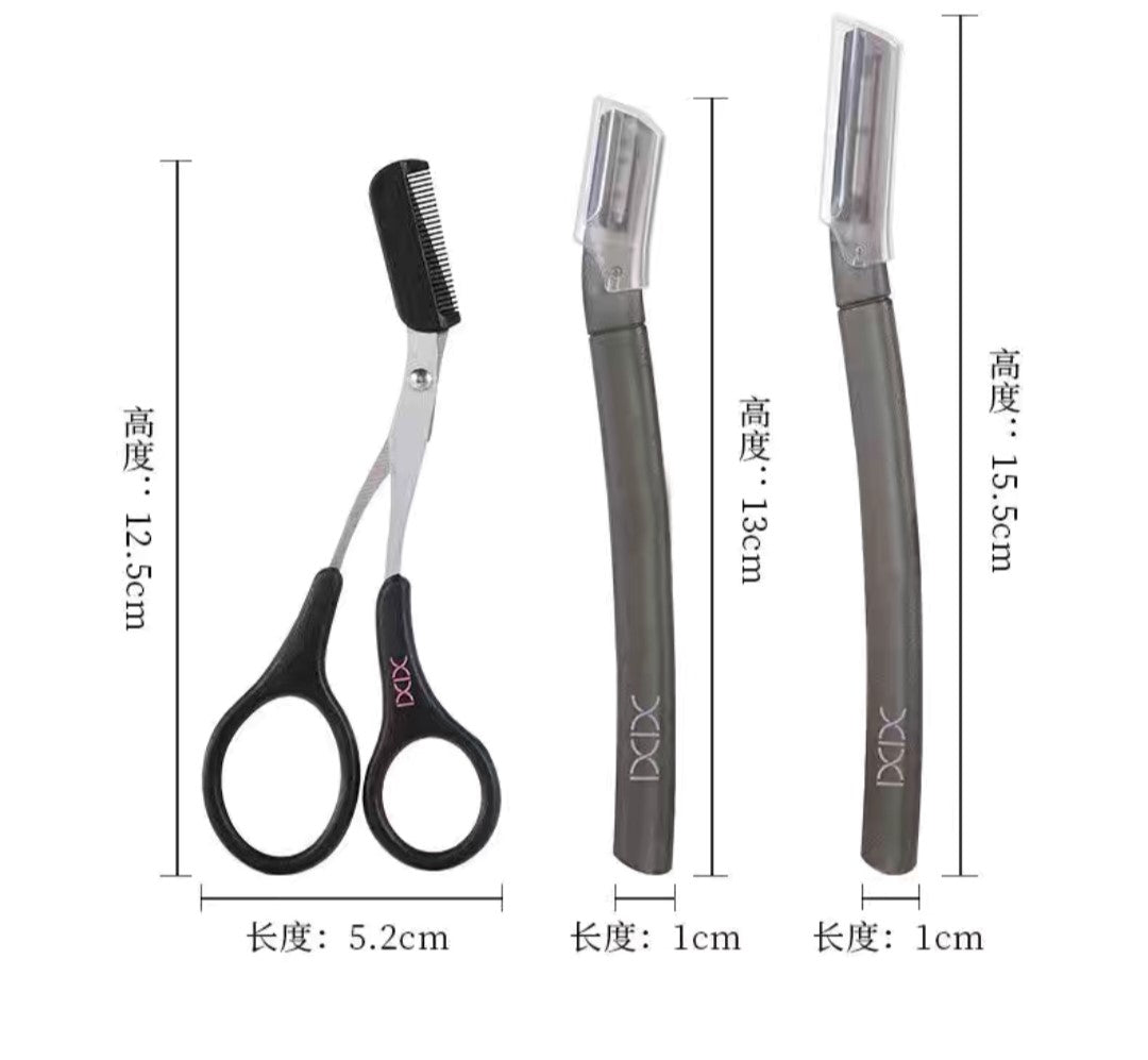 Eyebrow Trimmer Set (White)
