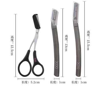 Eyebrow Trimmer Set (White)