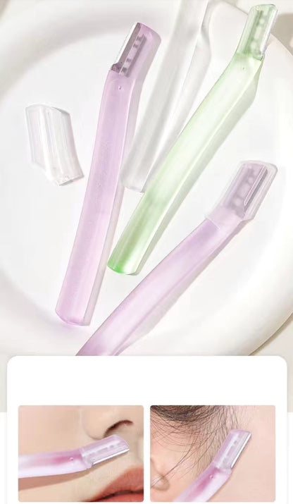 Elegant brow shaping razor