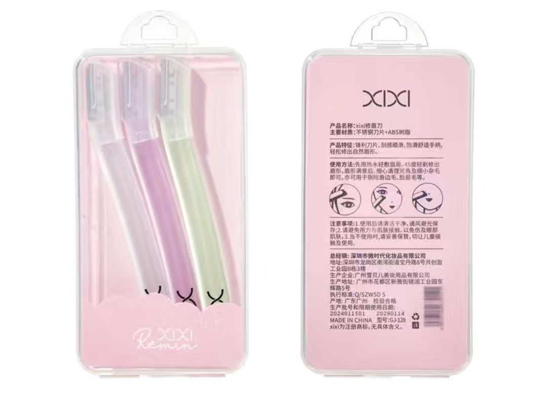 Elegant brow shaping razor