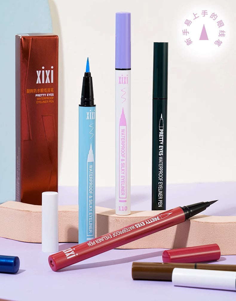 XiXi Pretty Eyes Waterproof Eyeliner (107 # Gray)