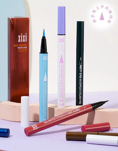 XiXi Pretty Eyes Waterproof Eyeliner (107 # Gray)